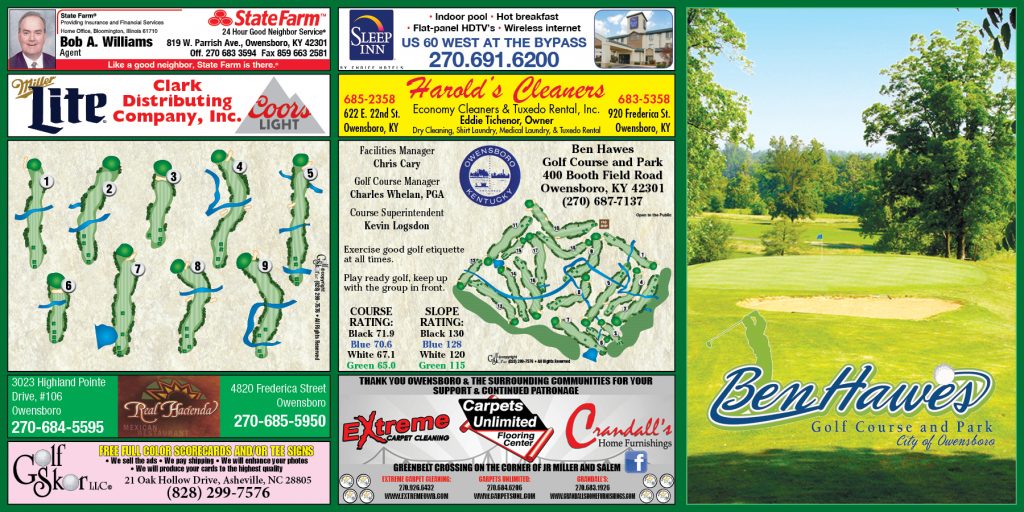 Course Layout Owensboro Parks and Recreation