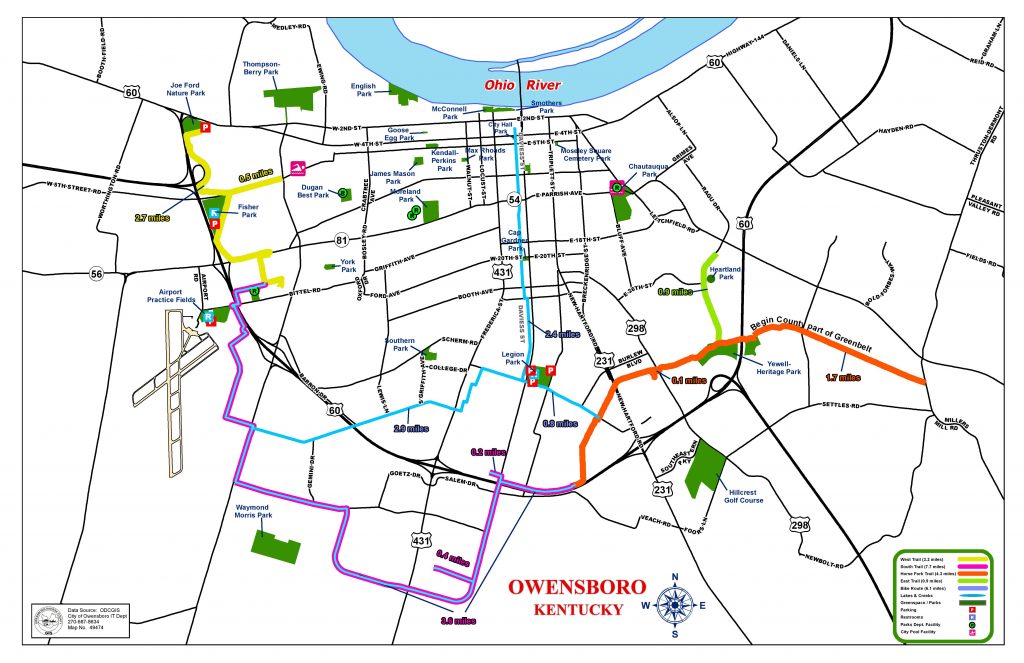 Map - Owensboro Parks and Recreation